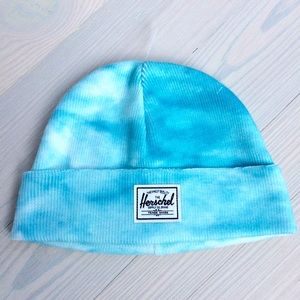 (NEW) HERSCHEL baby beanie - BLUE TIE DYE